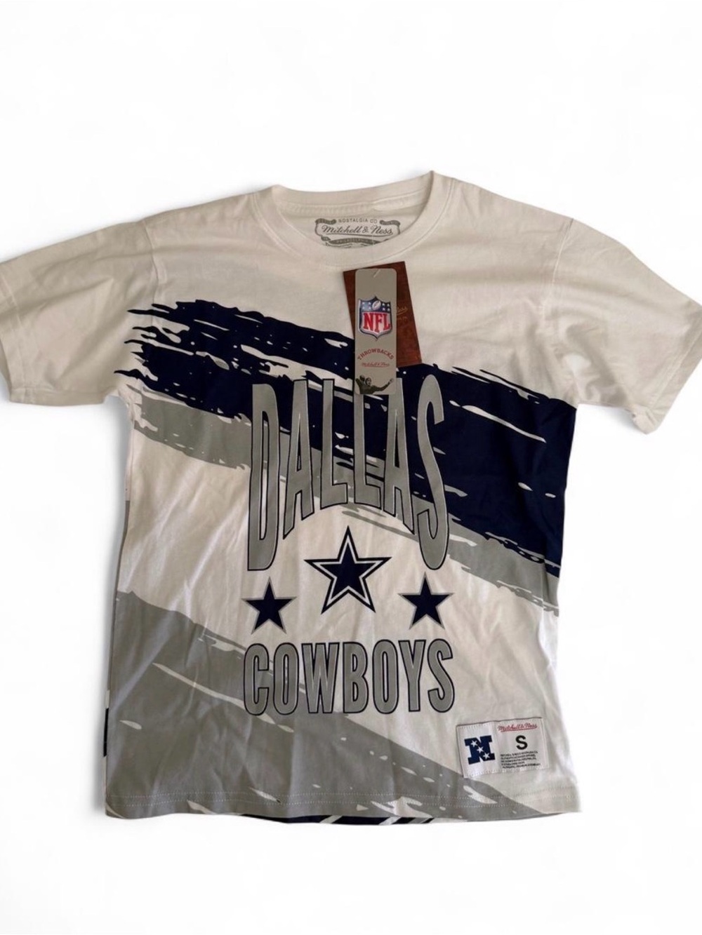 NFL Dallas Cowboys Graphic Tee - White, Navy, Gray